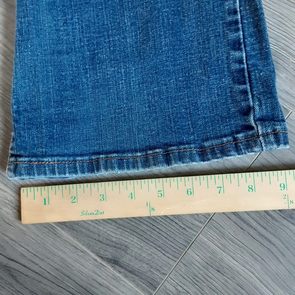 Levis 529 Curvy Bootcut Jeans Womens Medium Wash Blue Denim Pants Sz 16 - Picture 5 of 15